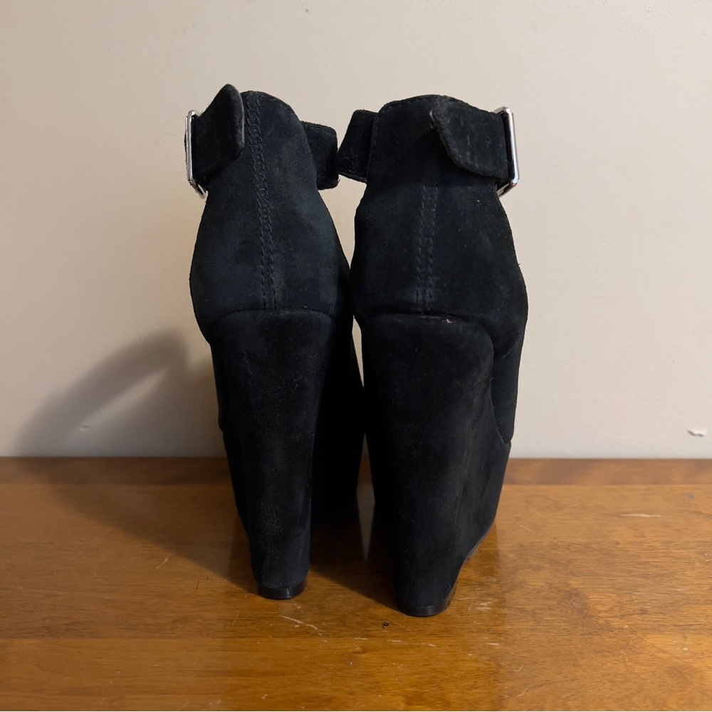 Bakers black wedges sandals - Picture 2 of 9